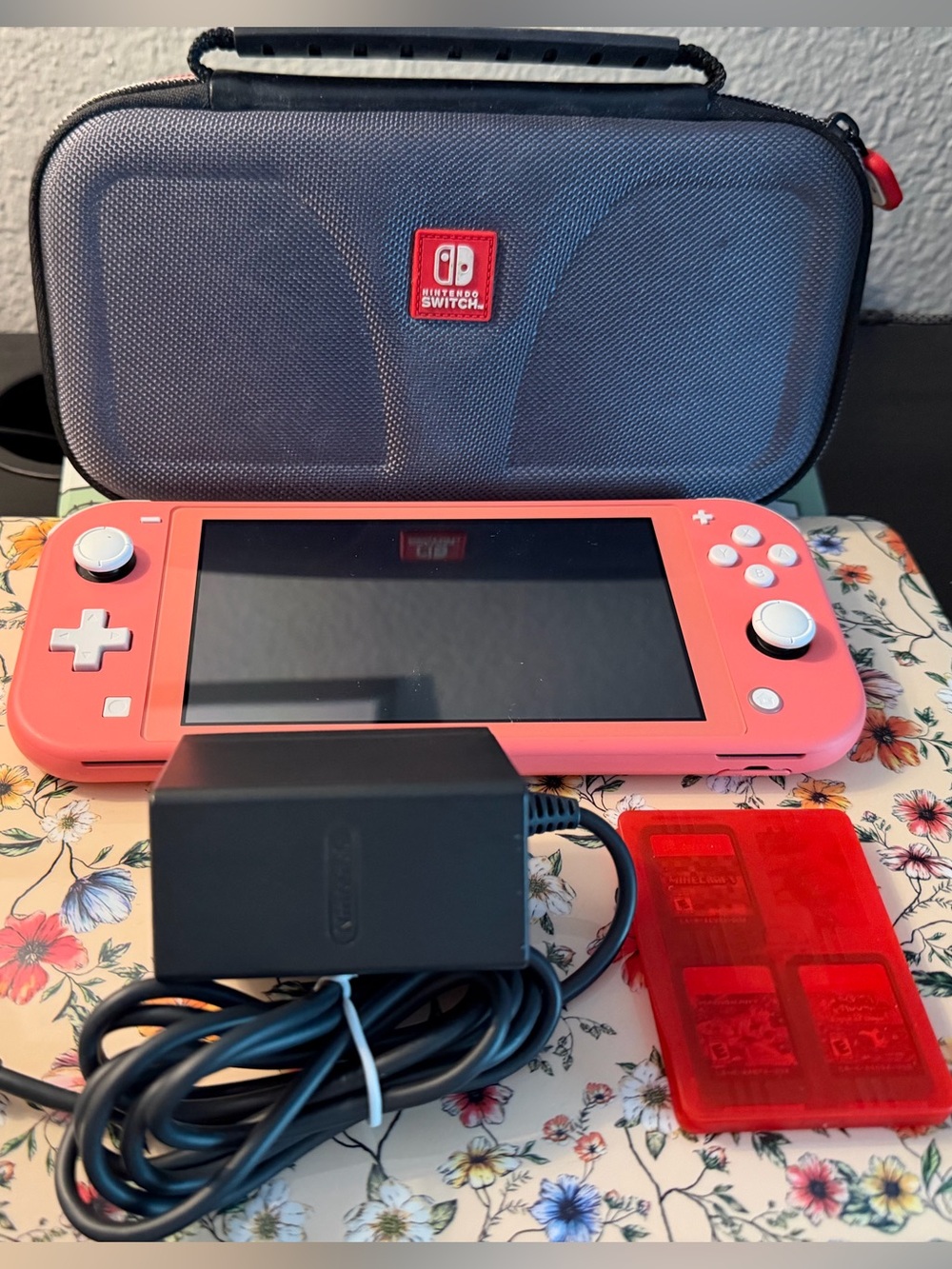 Nintendo Switch Lite Coral Handheld Console - Coral